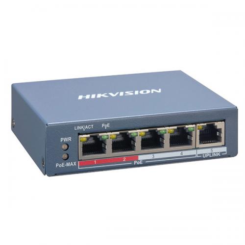 Hikvision DS 3E1105P EI V2 4 Port Fast Smart PoE Switch price in hyderabad, telangana, andhra, vijayawada, secunderabad